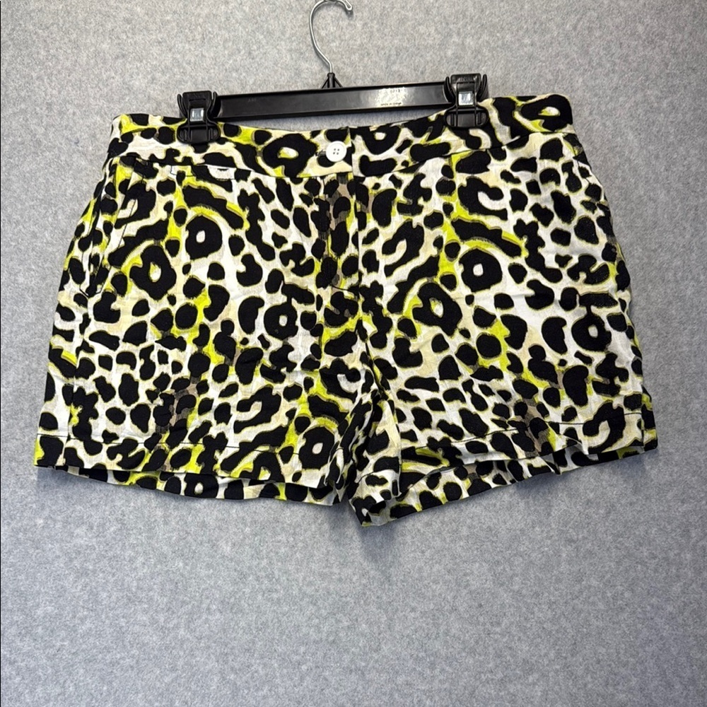 Madison Green and Black Bermudas Elastic Waist